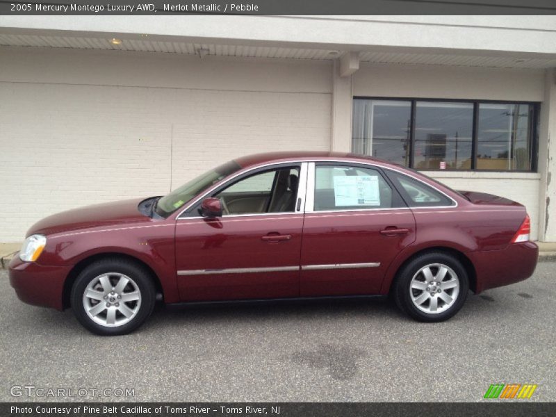 Merlot Metallic / Pebble 2005 Mercury Montego Luxury AWD