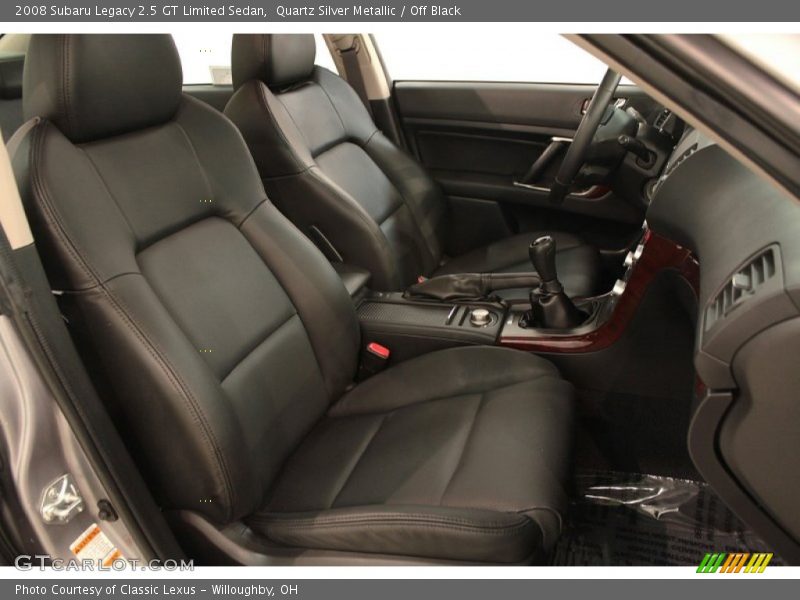 Quartz Silver Metallic / Off Black 2008 Subaru Legacy 2.5 GT Limited Sedan