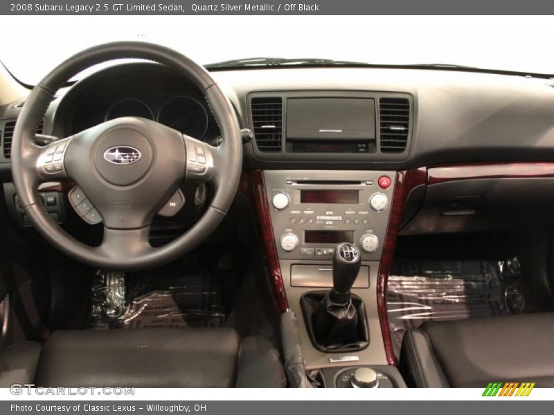 Quartz Silver Metallic / Off Black 2008 Subaru Legacy 2.5 GT Limited Sedan