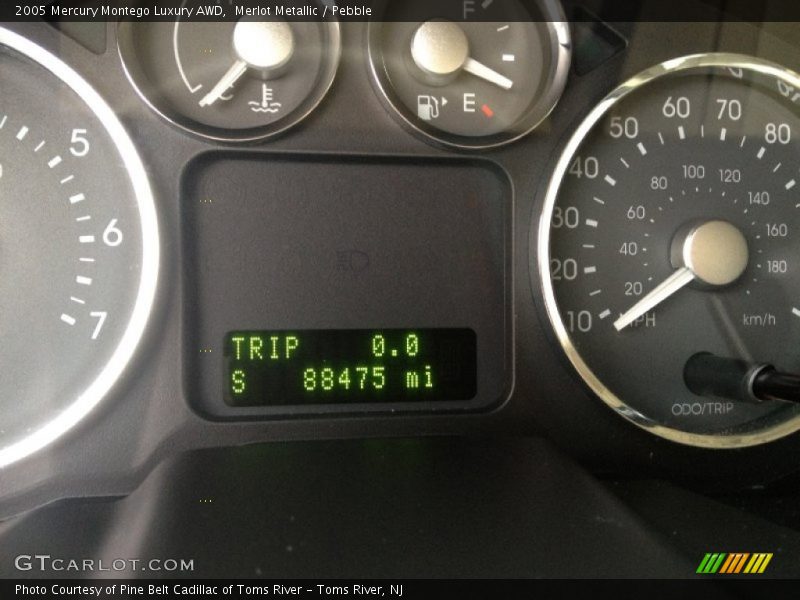 Merlot Metallic / Pebble 2005 Mercury Montego Luxury AWD