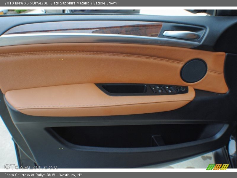 Black Sapphire Metallic / Saddle Brown 2010 BMW X5 xDrive30i