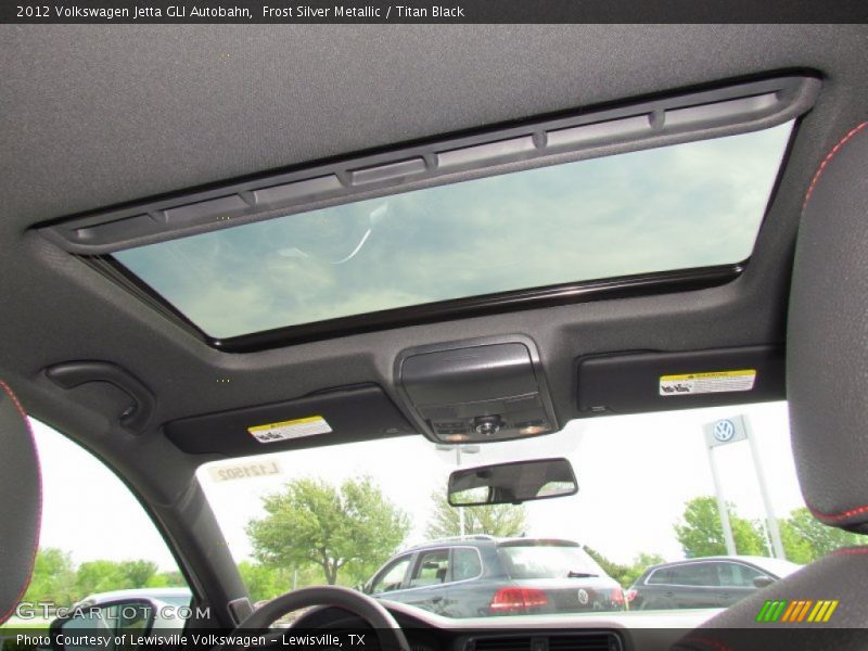 Sunroof of 2012 Jetta GLI Autobahn