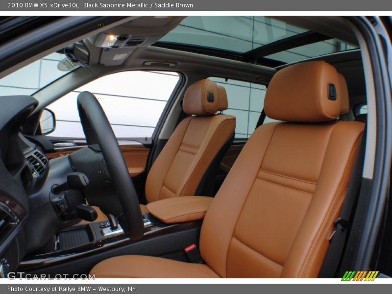 Black Sapphire Metallic / Saddle Brown 2010 BMW X5 xDrive30i