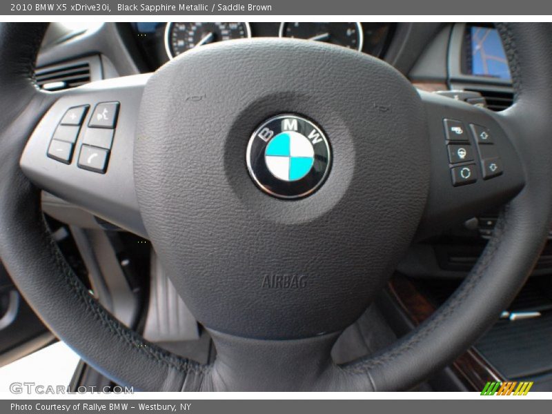 Black Sapphire Metallic / Saddle Brown 2010 BMW X5 xDrive30i