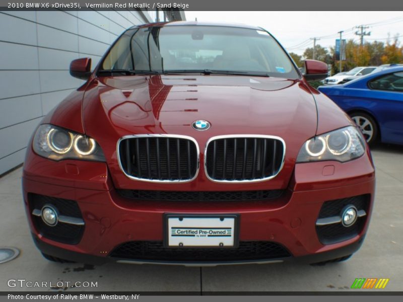 Vermilion Red Metallic / Sand Beige 2010 BMW X6 xDrive35i