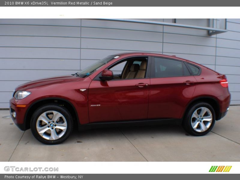  2010 X6 xDrive35i Vermilion Red Metallic