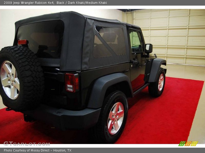 Black / Dark Khaki/Medium Khaki 2009 Jeep Wrangler Rubicon 4x4