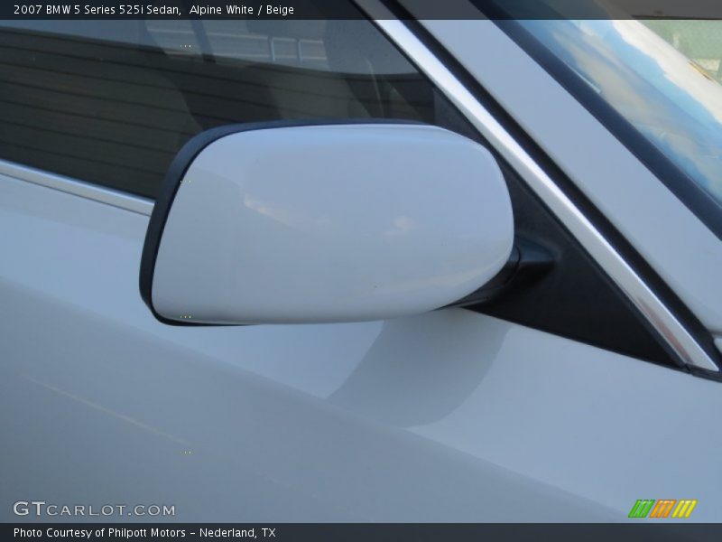 Alpine White / Beige 2007 BMW 5 Series 525i Sedan