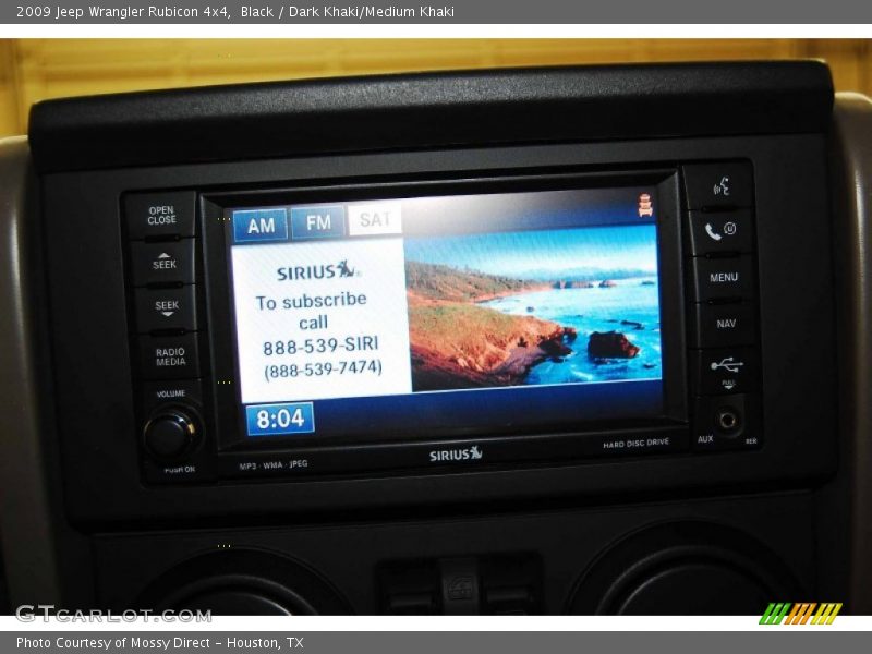 Black / Dark Khaki/Medium Khaki 2009 Jeep Wrangler Rubicon 4x4