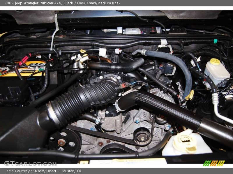 Black / Dark Khaki/Medium Khaki 2009 Jeep Wrangler Rubicon 4x4