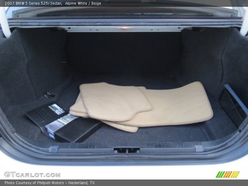 Alpine White / Beige 2007 BMW 5 Series 525i Sedan