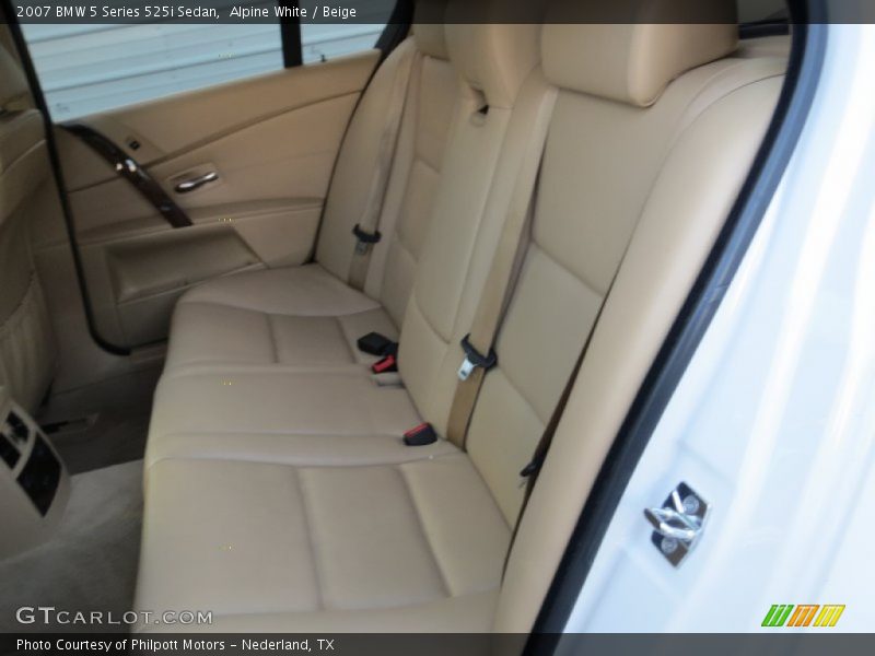 Alpine White / Beige 2007 BMW 5 Series 525i Sedan