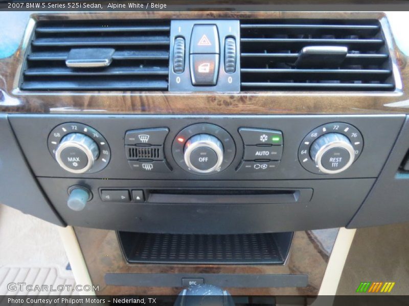 Alpine White / Beige 2007 BMW 5 Series 525i Sedan