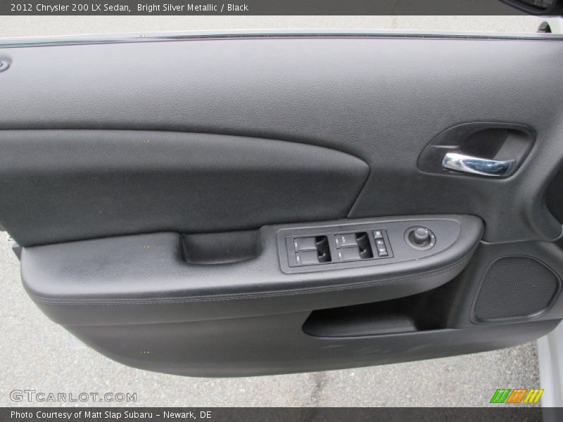 Bright Silver Metallic / Black 2012 Chrysler 200 LX Sedan
