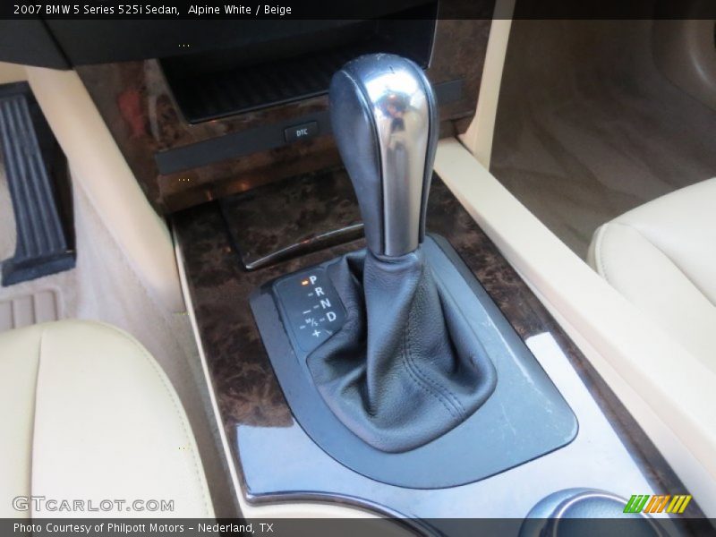 Alpine White / Beige 2007 BMW 5 Series 525i Sedan