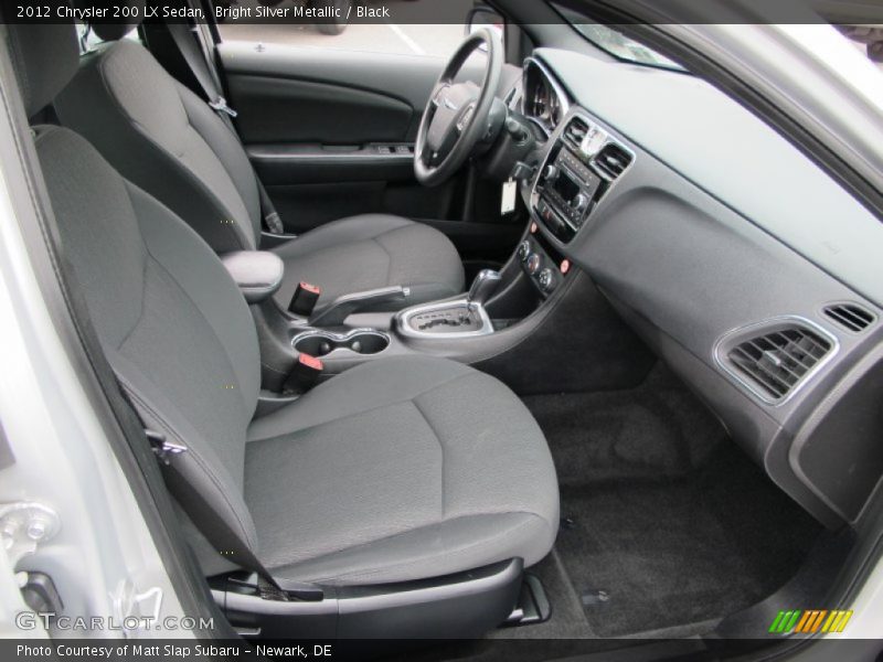 Bright Silver Metallic / Black 2012 Chrysler 200 LX Sedan