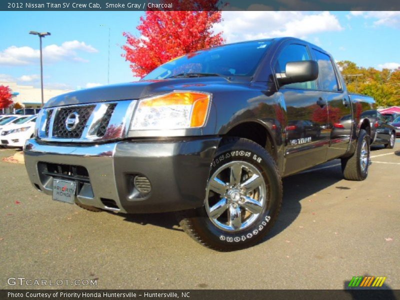 Smoke Gray / Charcoal 2012 Nissan Titan SV Crew Cab