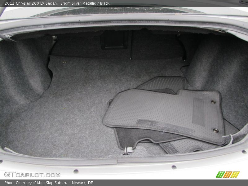 Bright Silver Metallic / Black 2012 Chrysler 200 LX Sedan