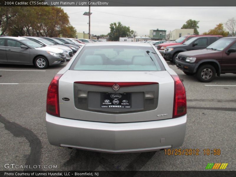 Light Platinum / Light Gray/Ebony 2004 Cadillac CTS Sedan