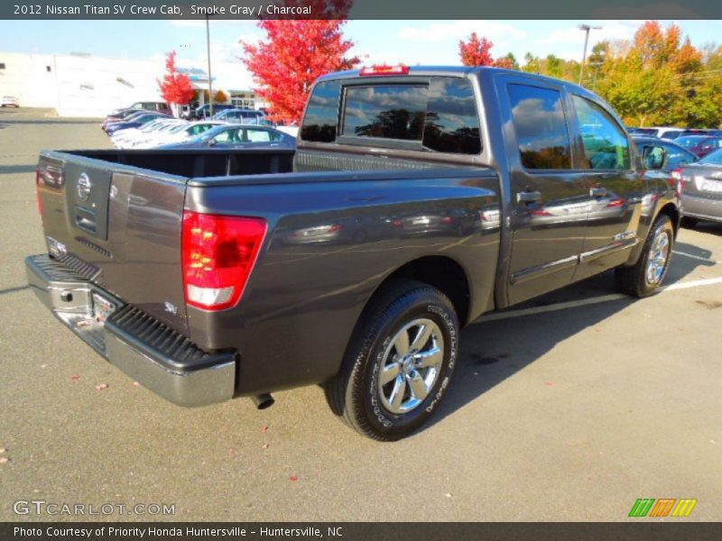 Smoke Gray / Charcoal 2012 Nissan Titan SV Crew Cab