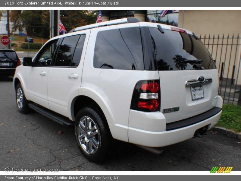 White Platinum Tri-Coat / Black 2010 Ford Explorer Limited 4x4