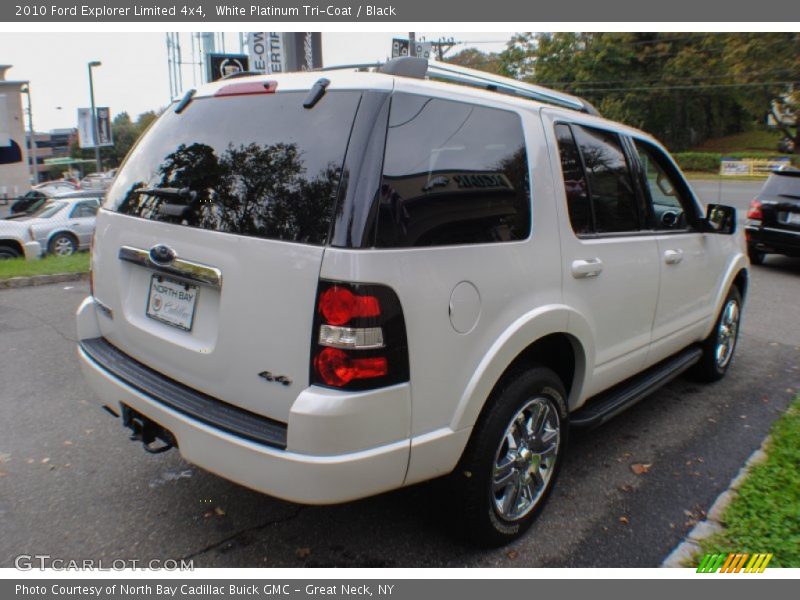 White Platinum Tri-Coat / Black 2010 Ford Explorer Limited 4x4