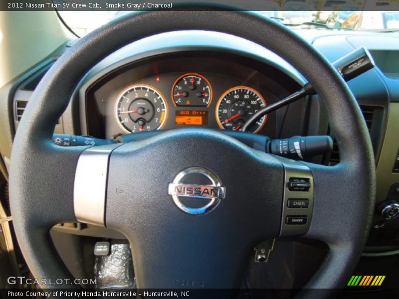 Smoke Gray / Charcoal 2012 Nissan Titan SV Crew Cab