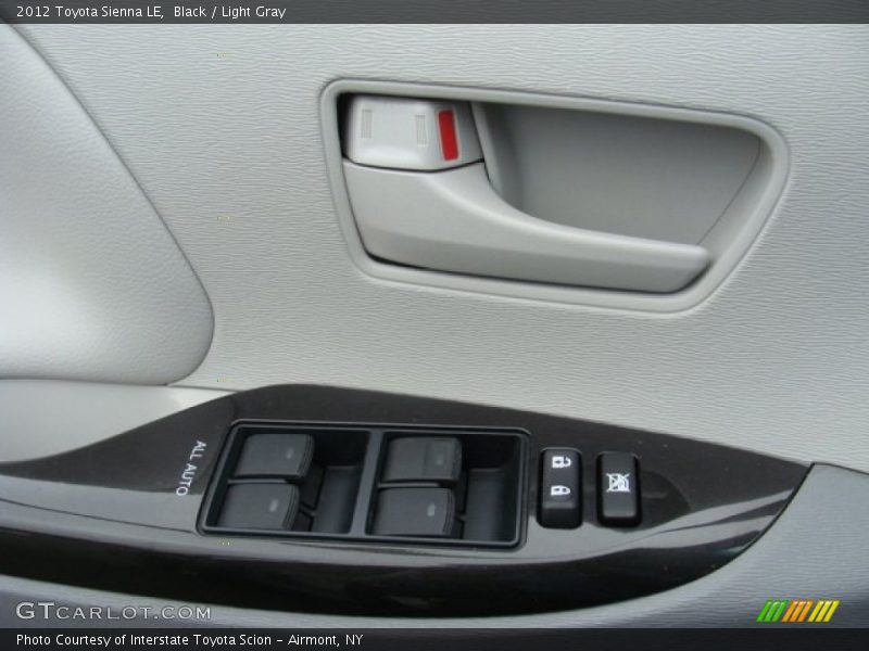 Black / Light Gray 2012 Toyota Sienna LE