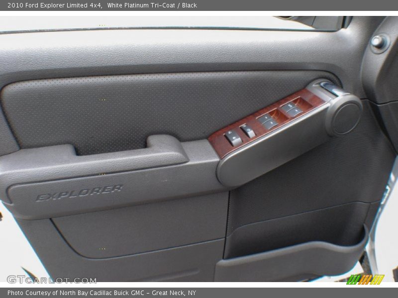 White Platinum Tri-Coat / Black 2010 Ford Explorer Limited 4x4
