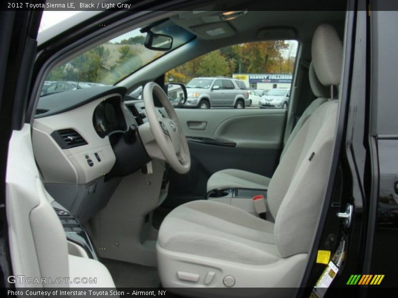 Black / Light Gray 2012 Toyota Sienna LE