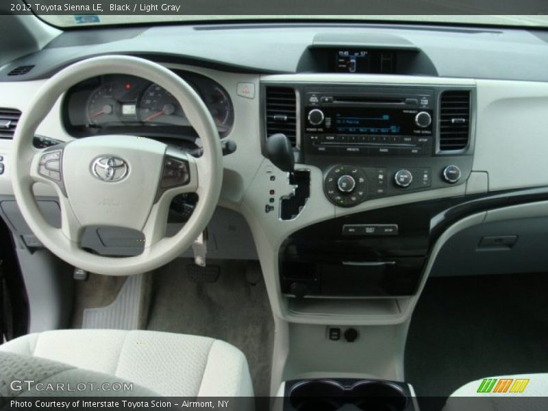 Black / Light Gray 2012 Toyota Sienna LE
