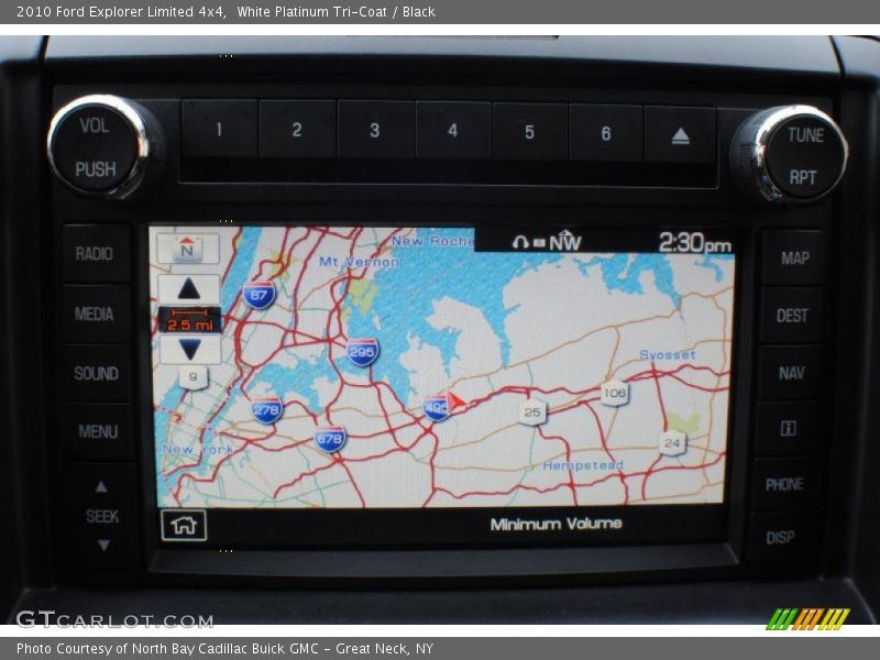 Navigation of 2010 Explorer Limited 4x4