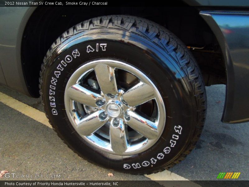 Smoke Gray / Charcoal 2012 Nissan Titan SV Crew Cab