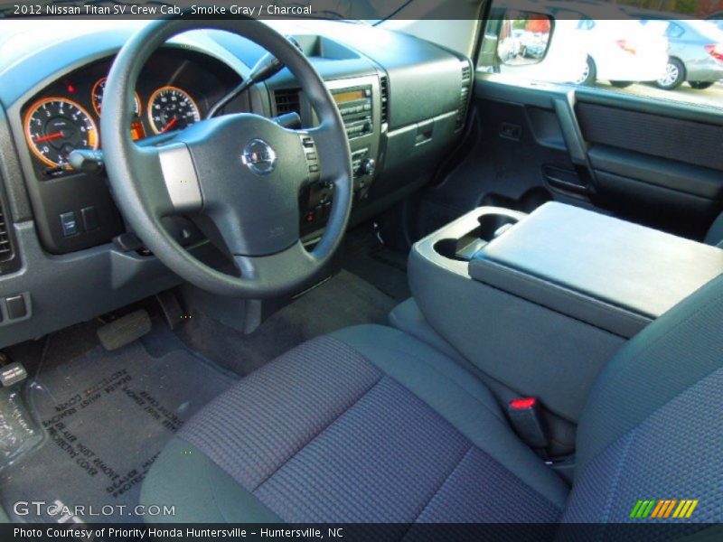 Charcoal Interior - 2012 Titan SV Crew Cab 