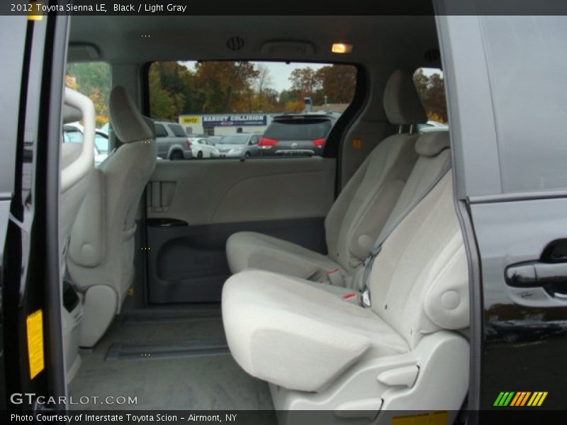 Black / Light Gray 2012 Toyota Sienna LE