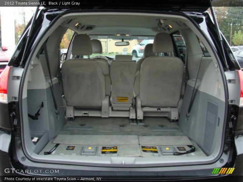 Black / Light Gray 2012 Toyota Sienna LE