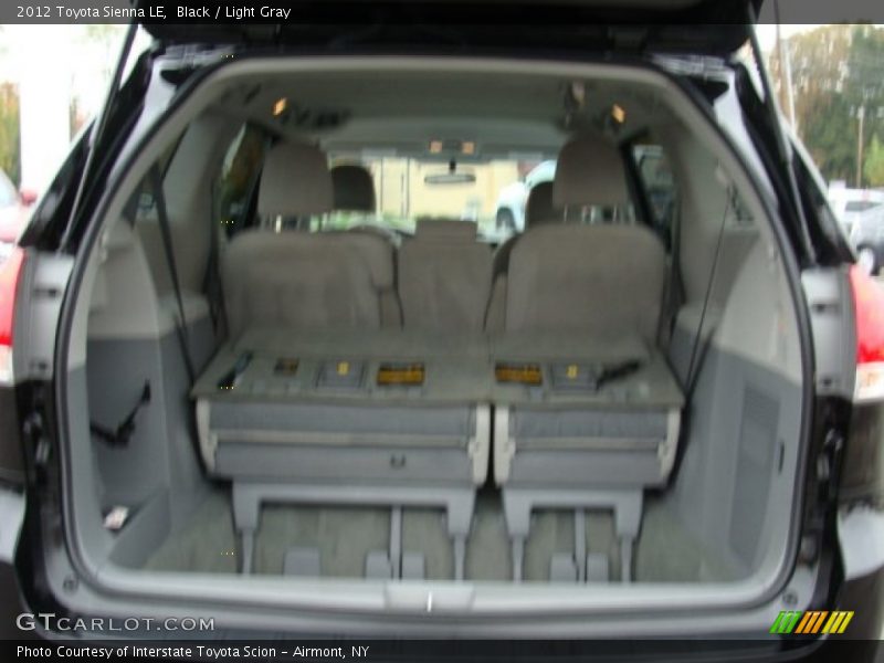 Black / Light Gray 2012 Toyota Sienna LE