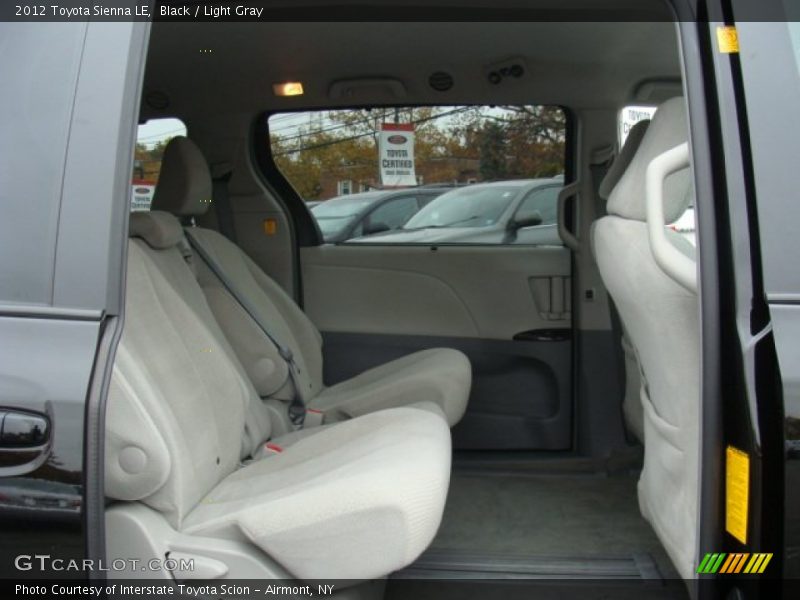Black / Light Gray 2012 Toyota Sienna LE