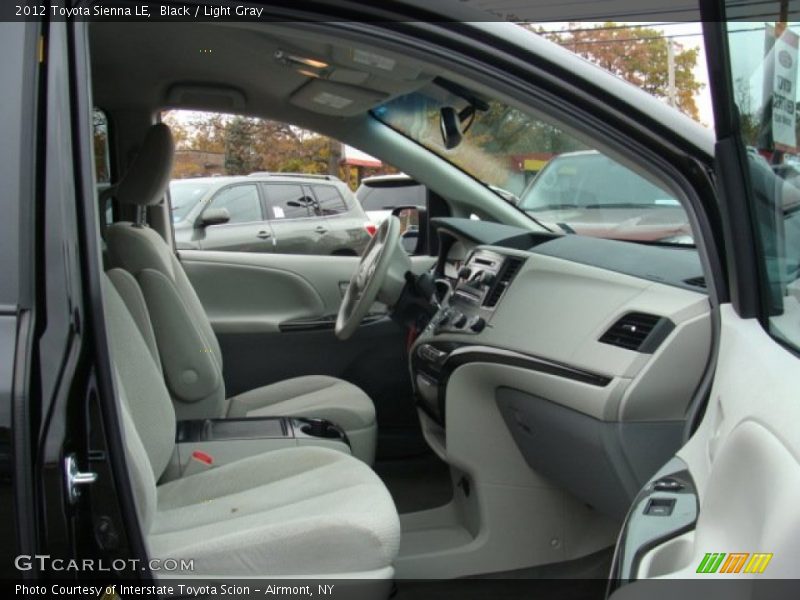 Black / Light Gray 2012 Toyota Sienna LE
