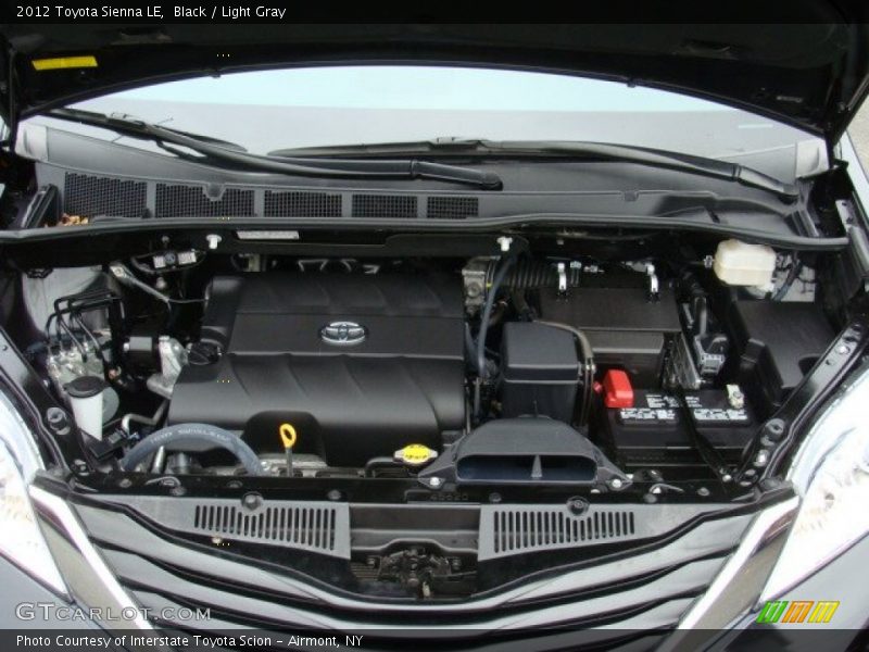 Black / Light Gray 2012 Toyota Sienna LE
