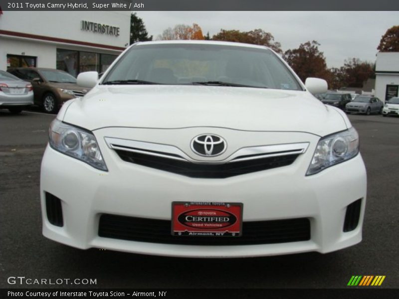 Super White / Ash 2011 Toyota Camry Hybrid