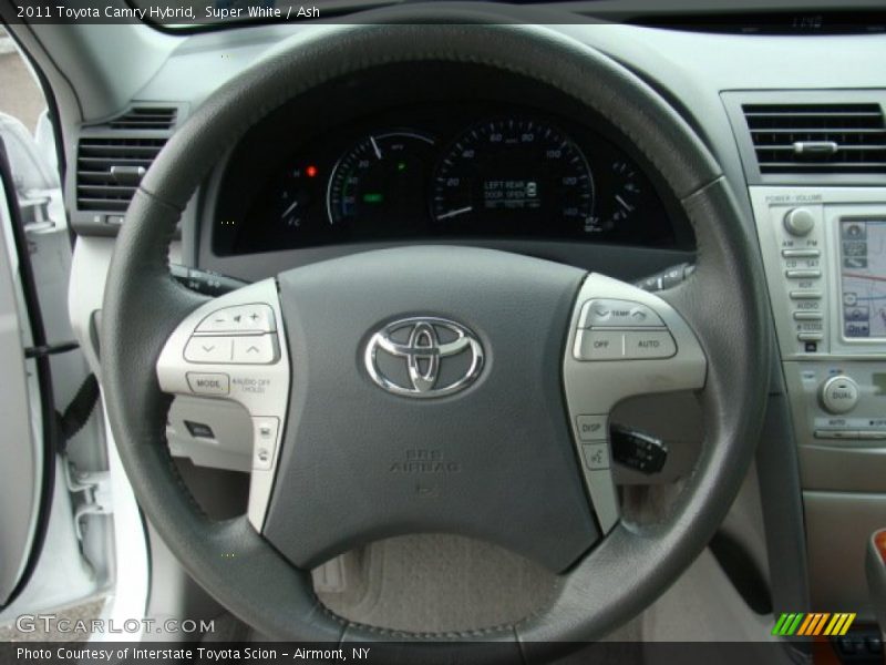 Super White / Ash 2011 Toyota Camry Hybrid