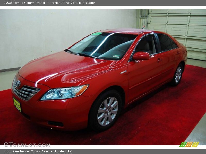Barcelona Red Metallic / Bisque 2008 Toyota Camry Hybrid