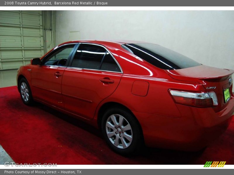 Barcelona Red Metallic / Bisque 2008 Toyota Camry Hybrid