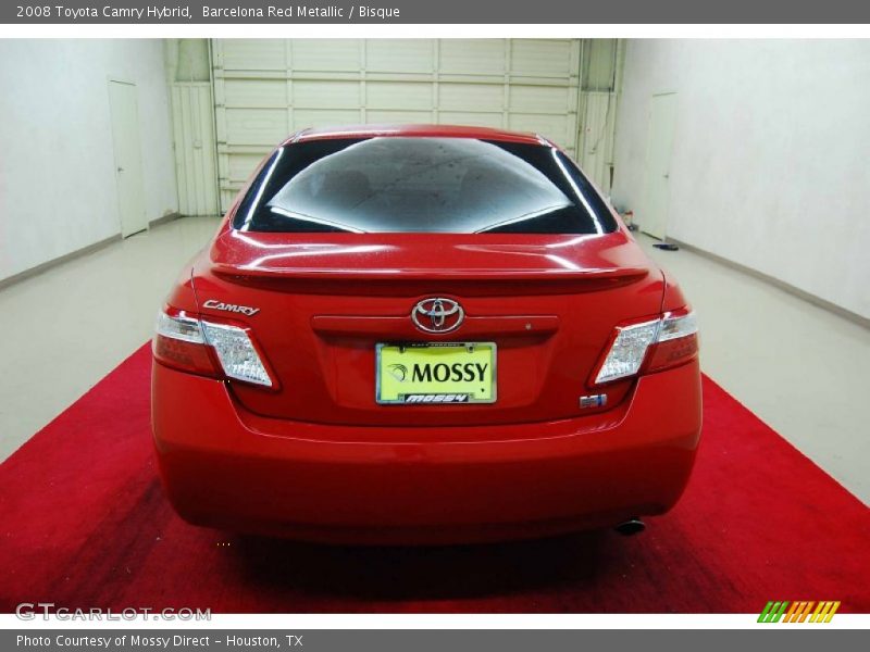 Barcelona Red Metallic / Bisque 2008 Toyota Camry Hybrid