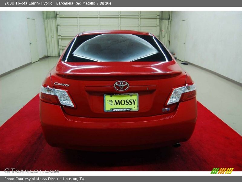 Barcelona Red Metallic / Bisque 2008 Toyota Camry Hybrid
