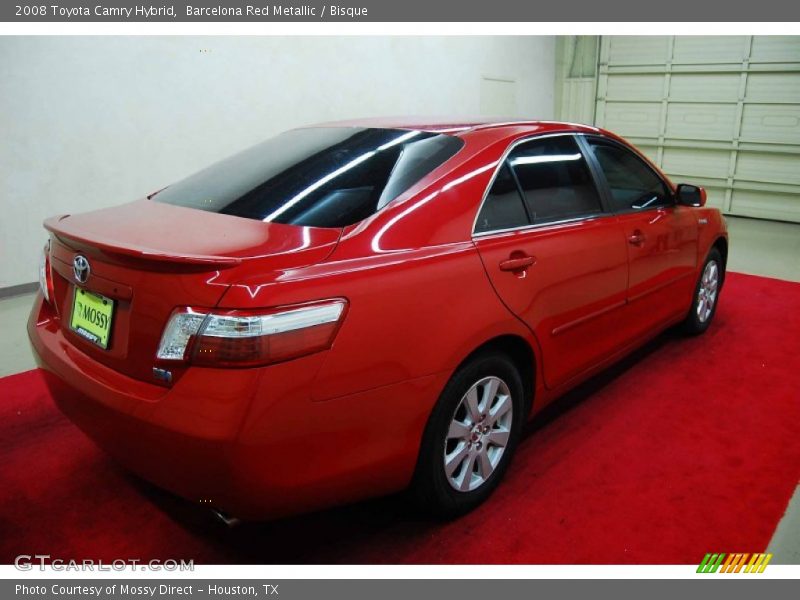 Barcelona Red Metallic / Bisque 2008 Toyota Camry Hybrid