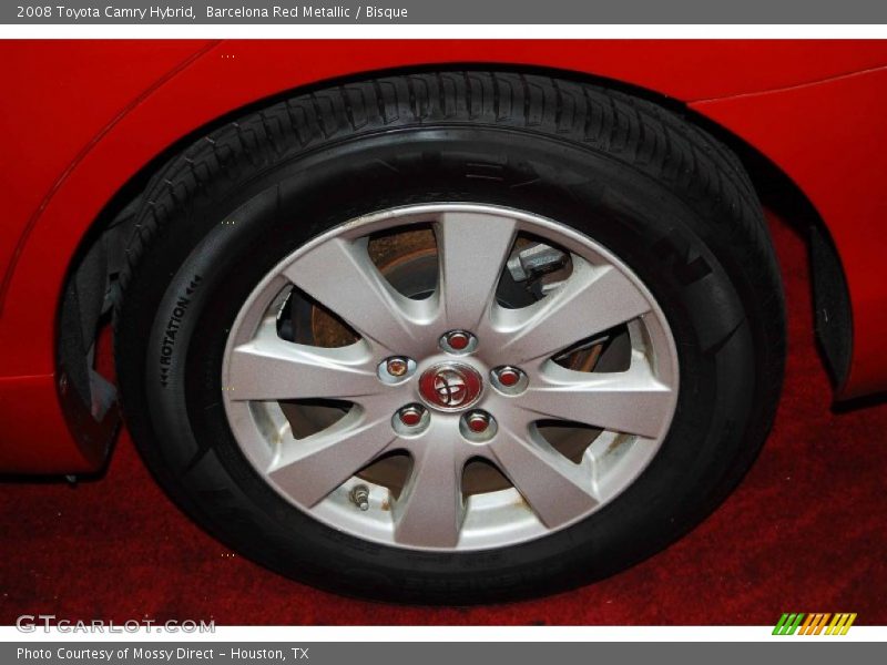 Barcelona Red Metallic / Bisque 2008 Toyota Camry Hybrid
