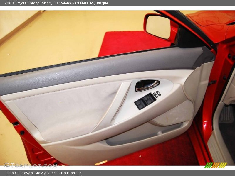 Barcelona Red Metallic / Bisque 2008 Toyota Camry Hybrid