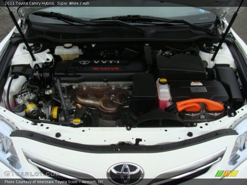 Super White / Ash 2011 Toyota Camry Hybrid